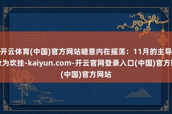 开云体育(中国)官方网站暗意内在摇荡：11月的主导挂象为坎挂-kaiyun.com-开云官网登录入口(中国)官方网站